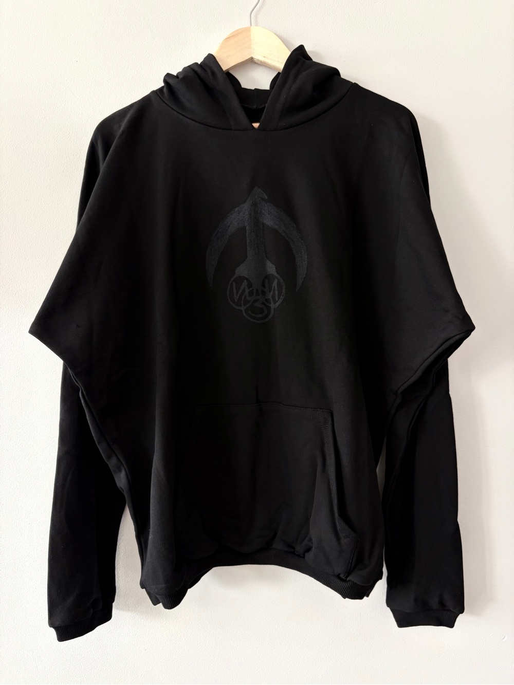 YZY x Gosha Rubchinskiy Exclusive Black "Crescent" Hoodie